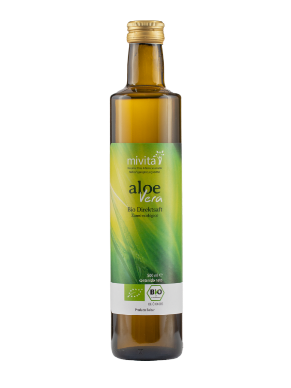 6x Bio Aloe Vera Direktsaft + 1 Gel 99%  von der Bio Farm Mallorca
